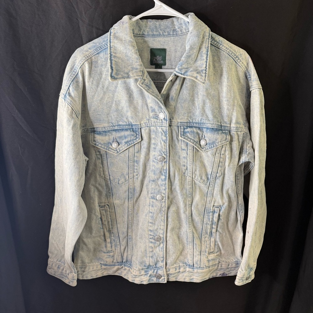 Wild Fable Multicolor Jean Jacket - Picture 9 of 11
